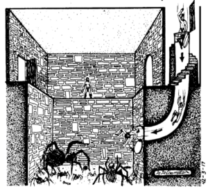 Door Lover's Room from Grimtooth's Book of Old School Traps. Artist Steve Compton